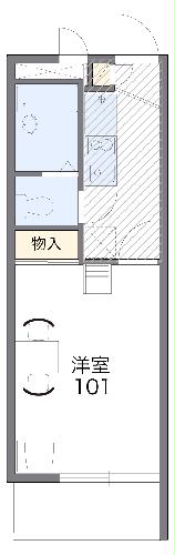 レオパレスＹＡＭＡＫＯⅣの間取り