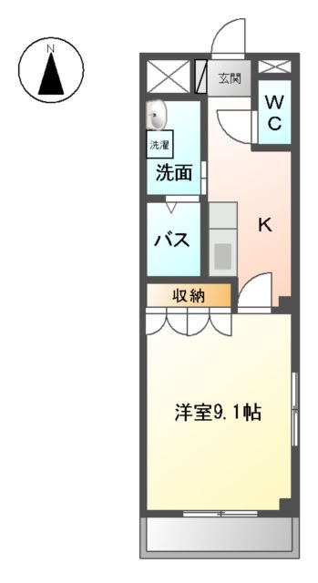 ステラ フィオーレの間取り