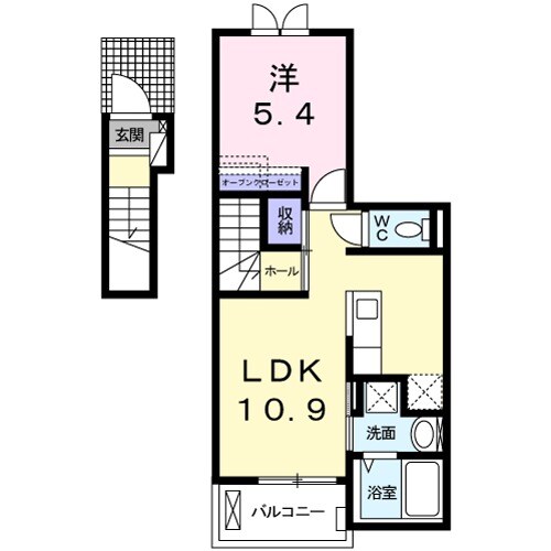 ロジェの間取り