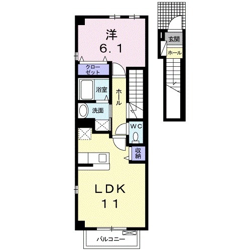 プリマベーラⅠの間取り