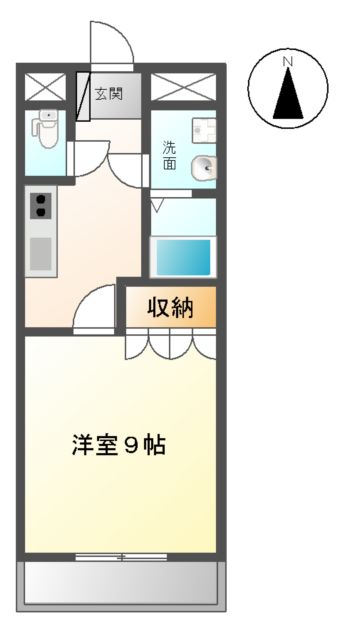 ルミエール21の間取り