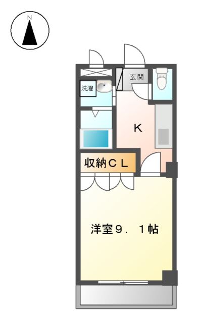 グランディールUの間取り