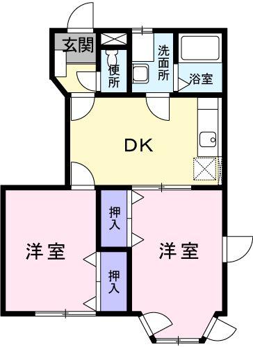 コーポ恵の間取り