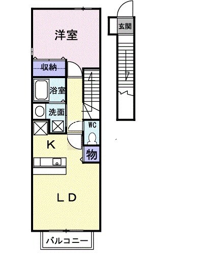 メゾン ド カカムの間取り
