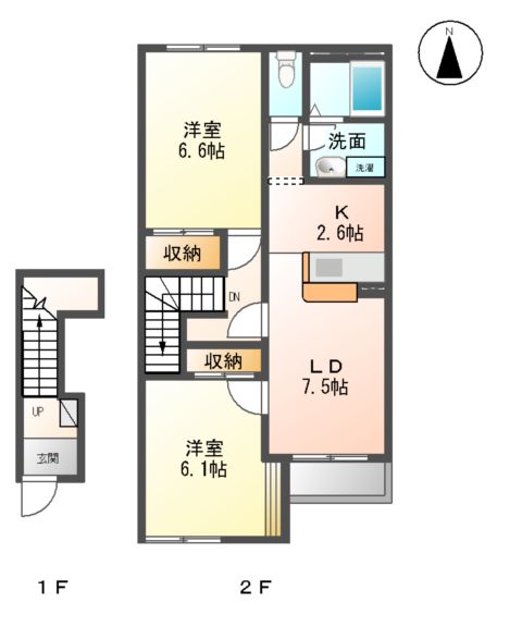 Spazio Comodoの間取り