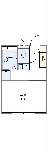 レオパレスWITHの間取り