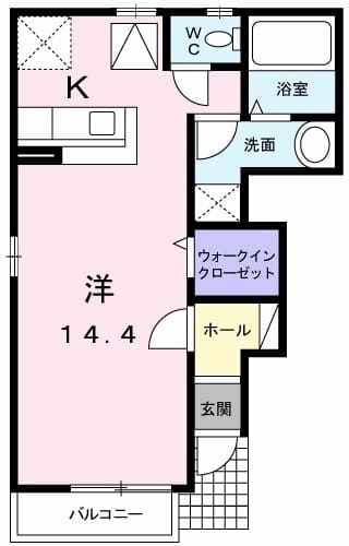 リバーストーンⅡの間取り