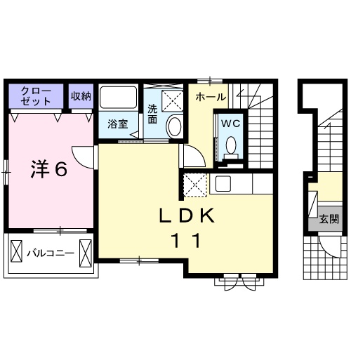 ヴィオラⅠの間取り