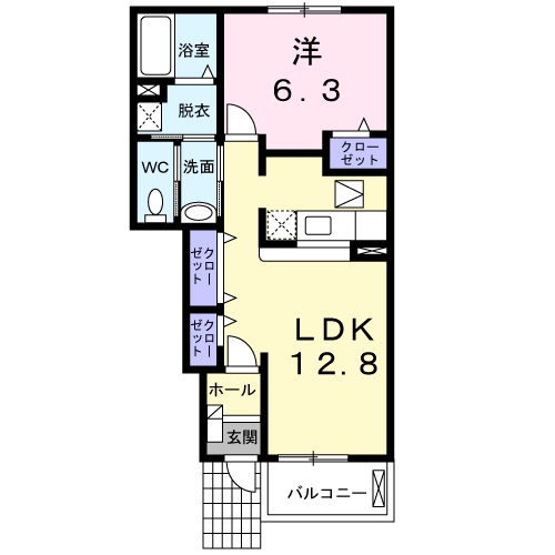 KハウスⅣの間取り