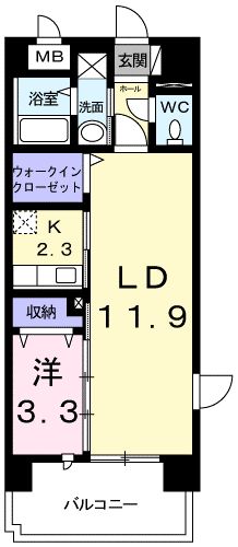 メゾンノーブルの間取り