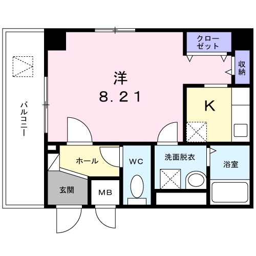 ハイツ・コスモスの間取り