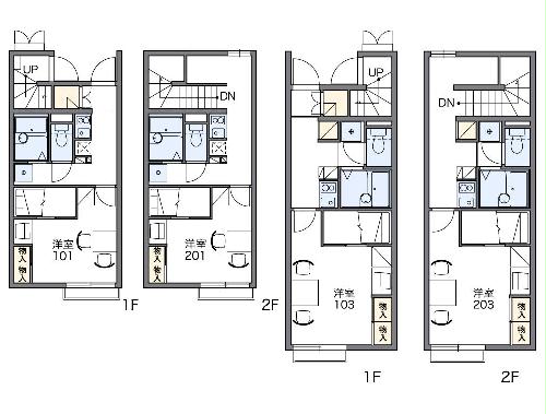レオパレスねのさわの間取り