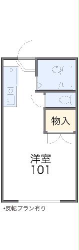 レオパレスカームの間取り