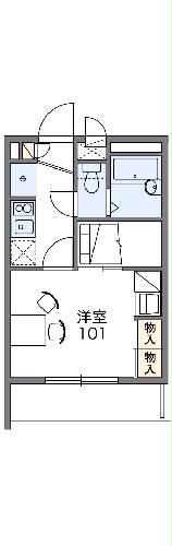 レオパレス多摩平の間取り