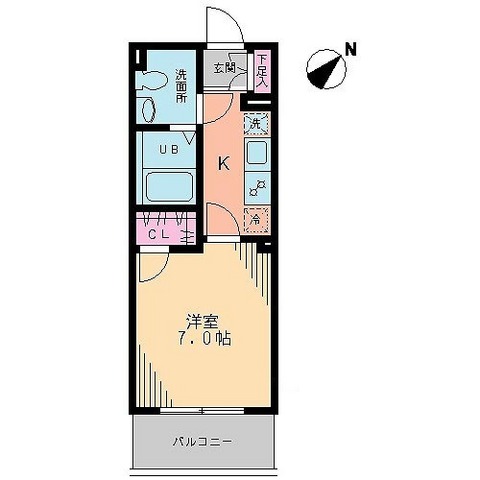 ヴィラ　フローリッシュの間取り