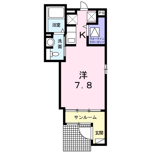 カーサ グロリアⅡの間取り