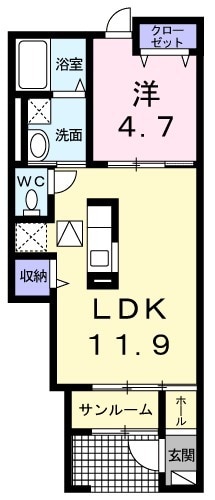 メルクの間取り