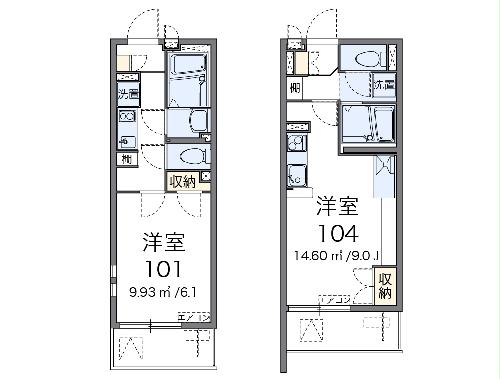 ミランダクレール 西八王子の間取り