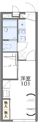 レオパレスアクアⅡの間取り