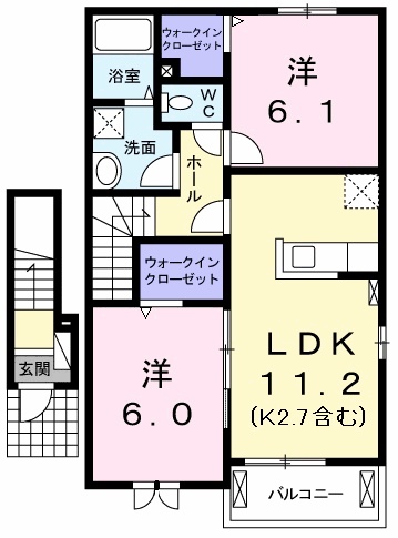 ルミナス・Mの間取り