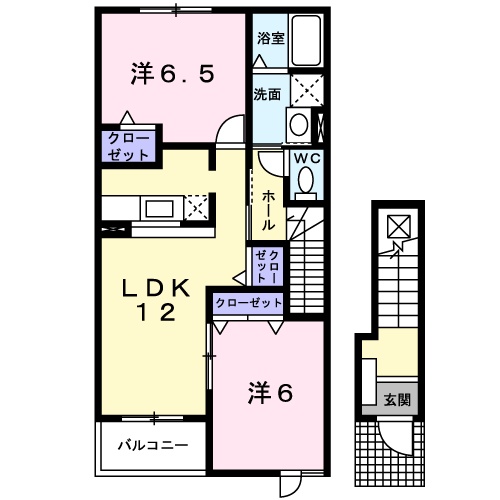 ソレアードの間取り
