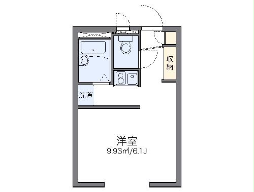 レオパレスアクアの間取り