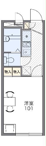 レオパレスリーブラの間取り