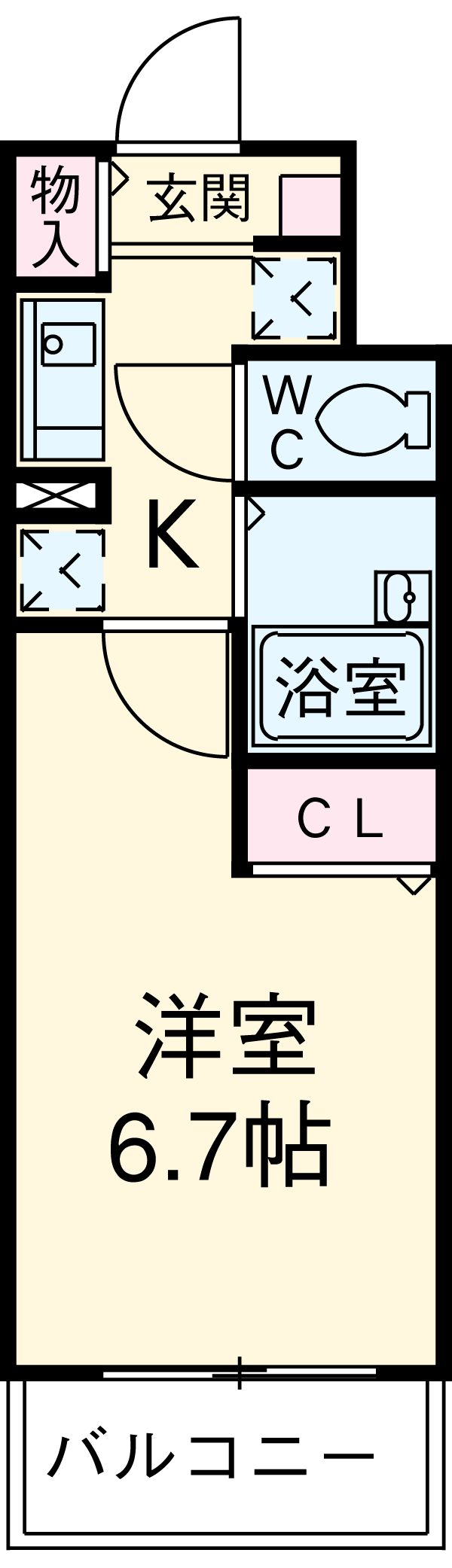 オードリーコートの間取り