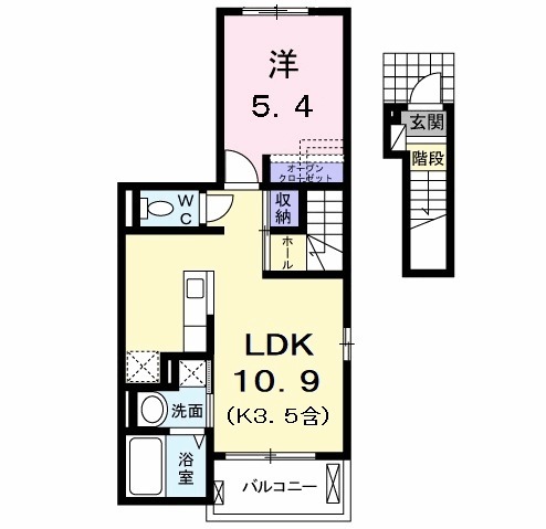 ルクリアの間取り