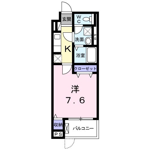 サンフォーレ北野の間取り
