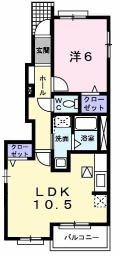 ドミールⅡの間取り