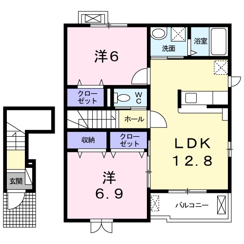 フルト モーアAの間取り