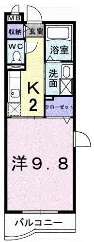 リバーストーンⅢの間取り
