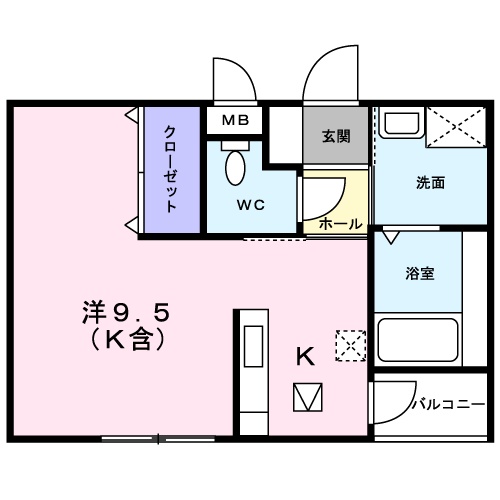 ミニヨンKの間取り