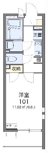 クレイノ柏桜館Ⅱの間取り