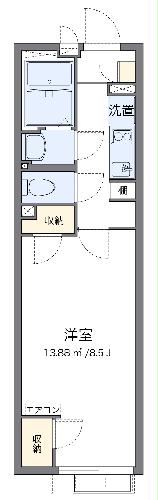 クレイノサンシティ八王子の間取り