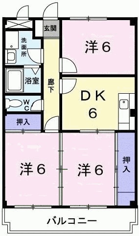 メルセラージュの間取り