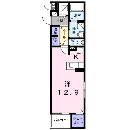 ブルージュの間取り