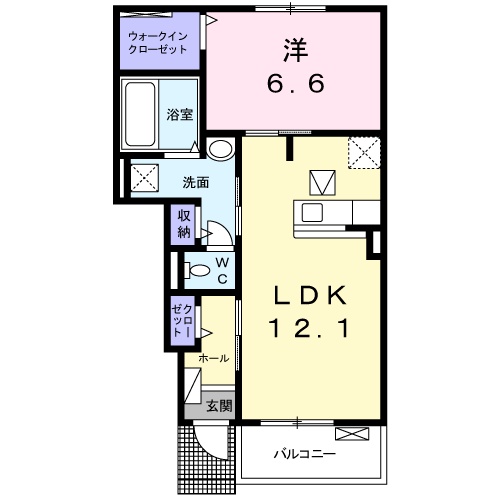 グレーシアの間取り
