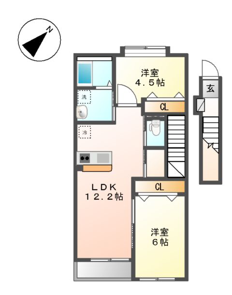 ベリタの間取り