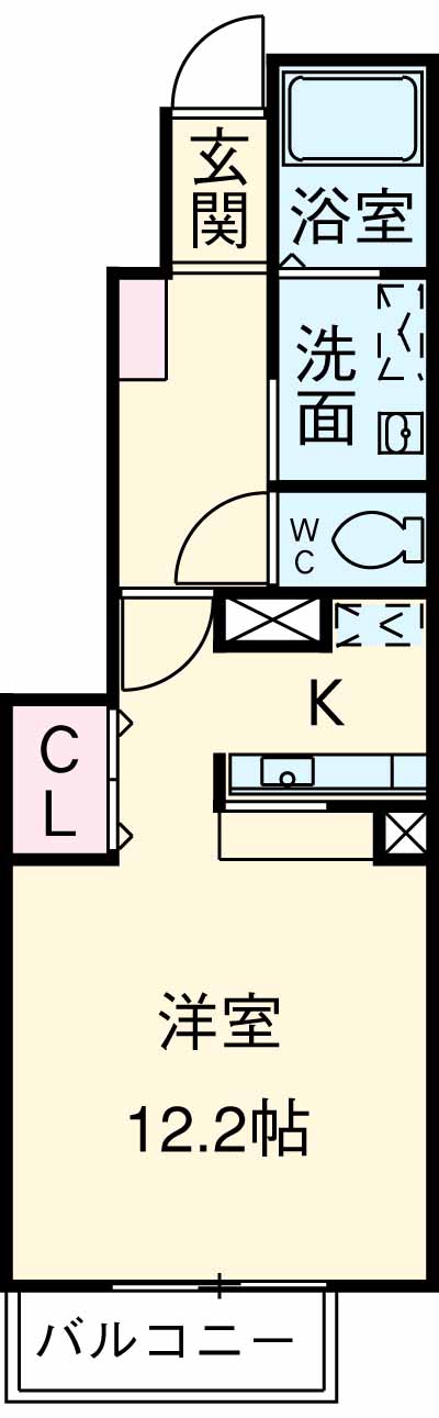 旭が丘レジデンスの間取り