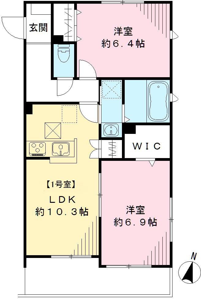 ハーモニー大坂上の間取り