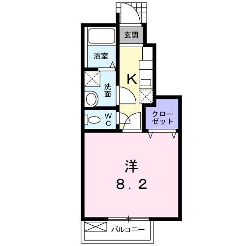 カトゥル セゾンの間取り