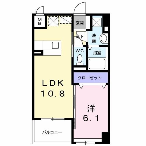 シュトラーレ　八日町の間取り