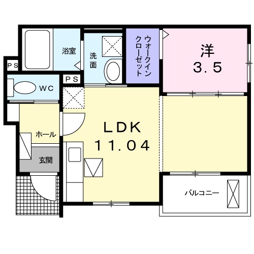 フォレスタ ヴェルデの間取り