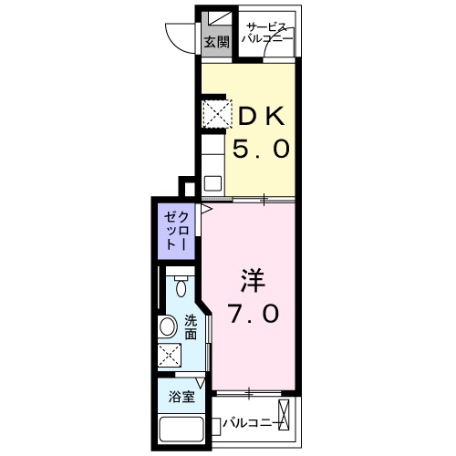 K’s Placeの間取り