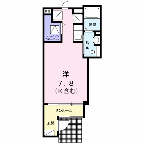 カーサ プラシードの間取り