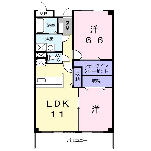 ガーベラの間取り