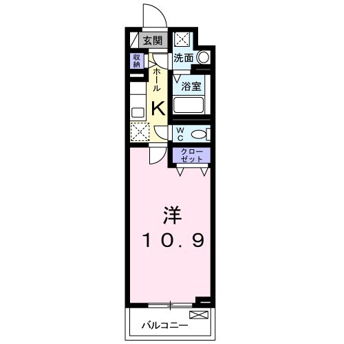ミルト　ハウス・03040号室の間取り