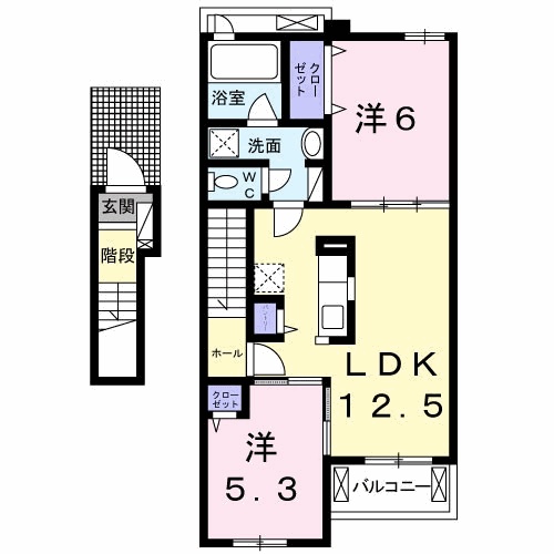 アルカンシエルの間取り